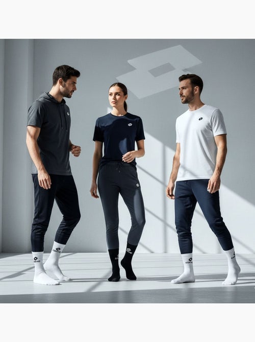 Meias desportivas lotto crew - pack de 6 pares - Kiabi Meias desportivas lotto crew - pack de 6 pares - Kiabi