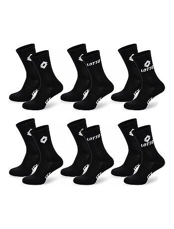 Meias desportivas lotto crew - pack de 6 pares