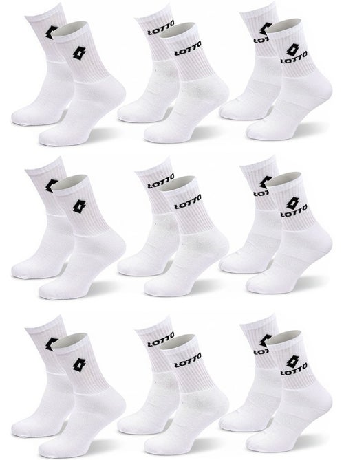 Meias Desportivas LOTTO CREW - Pack de 9 Pares - Kiabi Meias Desportivas LOTTO CREW - Pack de 9 Pares - Kiabi