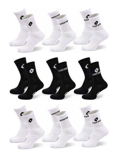 Meias Desportivas LOTTO CREW - Pack de 9 Pares - Kiabi Meias Desportivas LOTTO CREW - Pack de 9 Pares - Kiabi