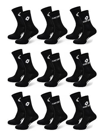 Meias Desportivas LOTTO CREW - Pack de 9 Pares