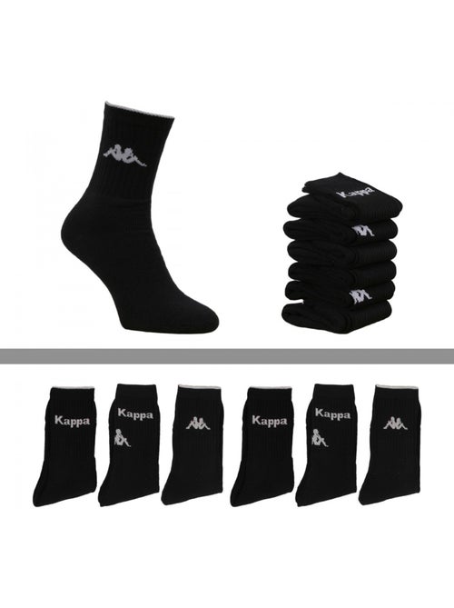 Meias desporto homem Kappa pack de 6 - Kiabi Meias desporto homem Kappa pack de 6 - Kiabi