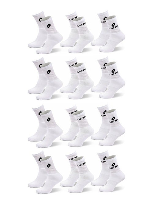Meias Desporto LOTTO CREW - Pack 12 Pares - Kiabi Meias Desporto LOTTO CREW - Pack 12 Pares - Kiabi