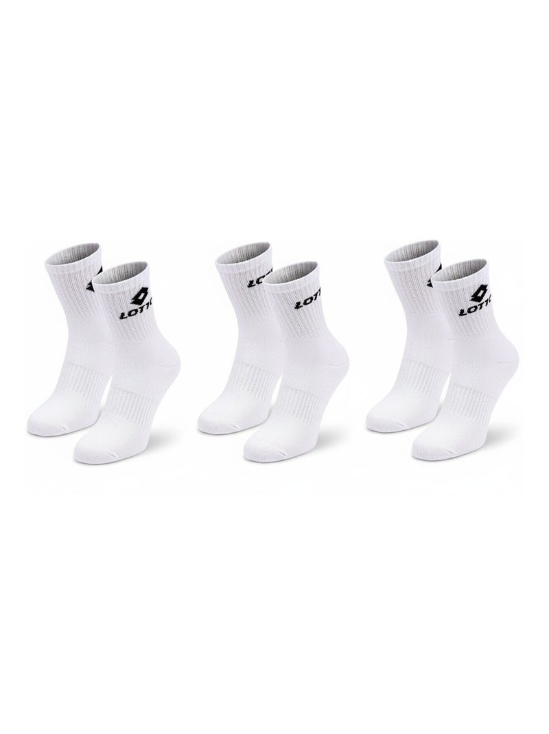 Meias Desporto LOTTO CREW - Pack 12 Pares Branco - Kiabi