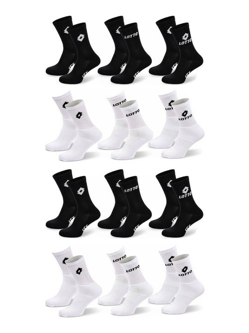 Meias Desporto LOTTO CREW - Pack 12 Pares - Kiabi Meias Desporto LOTTO CREW - Pack 12 Pares - Kiabi