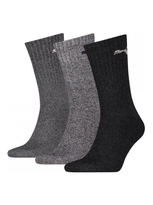 Meias Desporto PUMA Tennis CREW - Pack de 3 - Kiabi Meias Desporto PUMA Tennis CREW - Pack de 3 - Kiabi