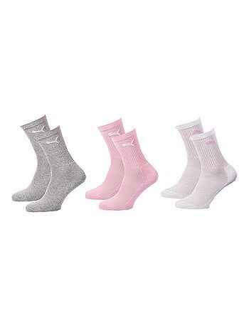 Meias Desporto PUMA Tennis CREW JUNIOR - Pack de 3