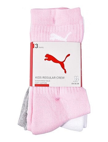 Meias Desporto PUMA Tennis CREW JUNIOR - Pack de 3