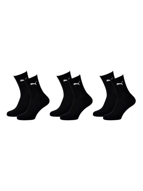 Meias Desporto PUMA Tennis CREW JUNIOR - Pack de 3 - Kiabi Meias Desporto PUMA Tennis CREW JUNIOR - Pack de 3 - Kiabi