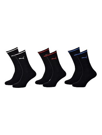 Meias Desporto PUMA Tennis CREW STRIPE - Pack de 3
