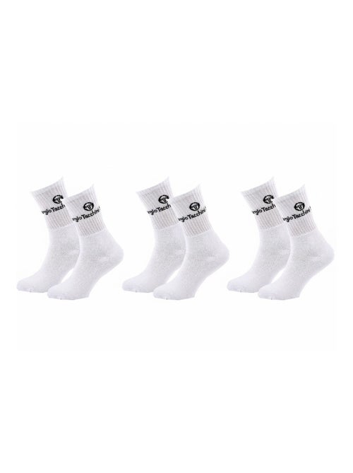 Meias Desporto SERGIO TACCHINI - Pack de 3 Pares - Kiabi Meias Desporto SERGIO TACCHINI - Pack de 3 Pares - Kiabi