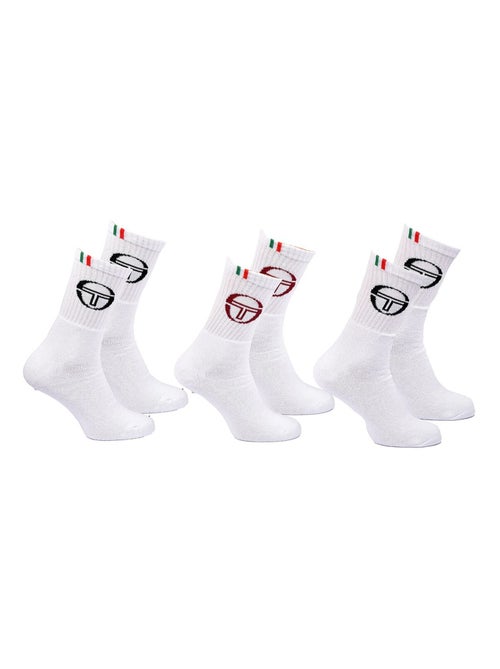 Meias Desporto SERGIO TACCHINI - Pack de 3 Pares - Kiabi Meias Desporto SERGIO TACCHINI - Pack de 3 Pares - Kiabi
