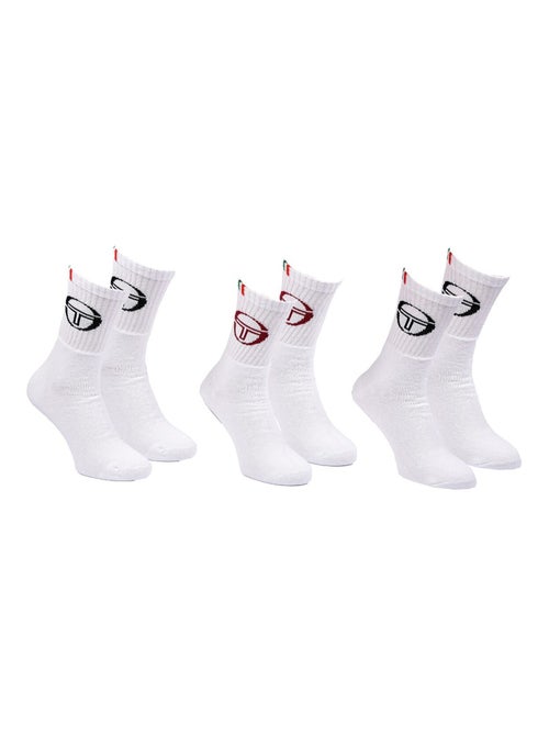Meias Desporto SERGIO TACCHINI - Pack de 3 Pares - Kiabi Meias Desporto SERGIO TACCHINI - Pack de 3 Pares - Kiabi