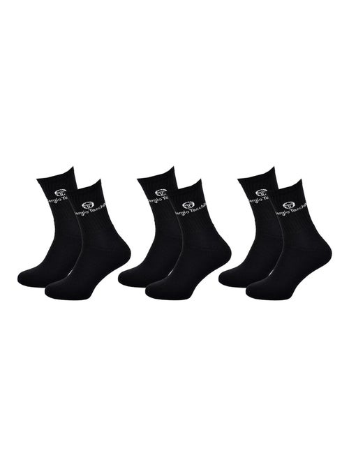 Meias Desporto SERGIO TACCHINI - Pack de 3 Pares - Kiabi Meias Desporto SERGIO TACCHINI - Pack de 3 Pares - Kiabi