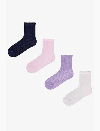 Meias essential colors menina, pack de 2 penti