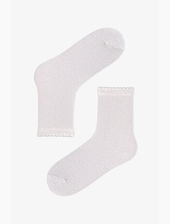 Meias essential colors menina, pack de 2 penti