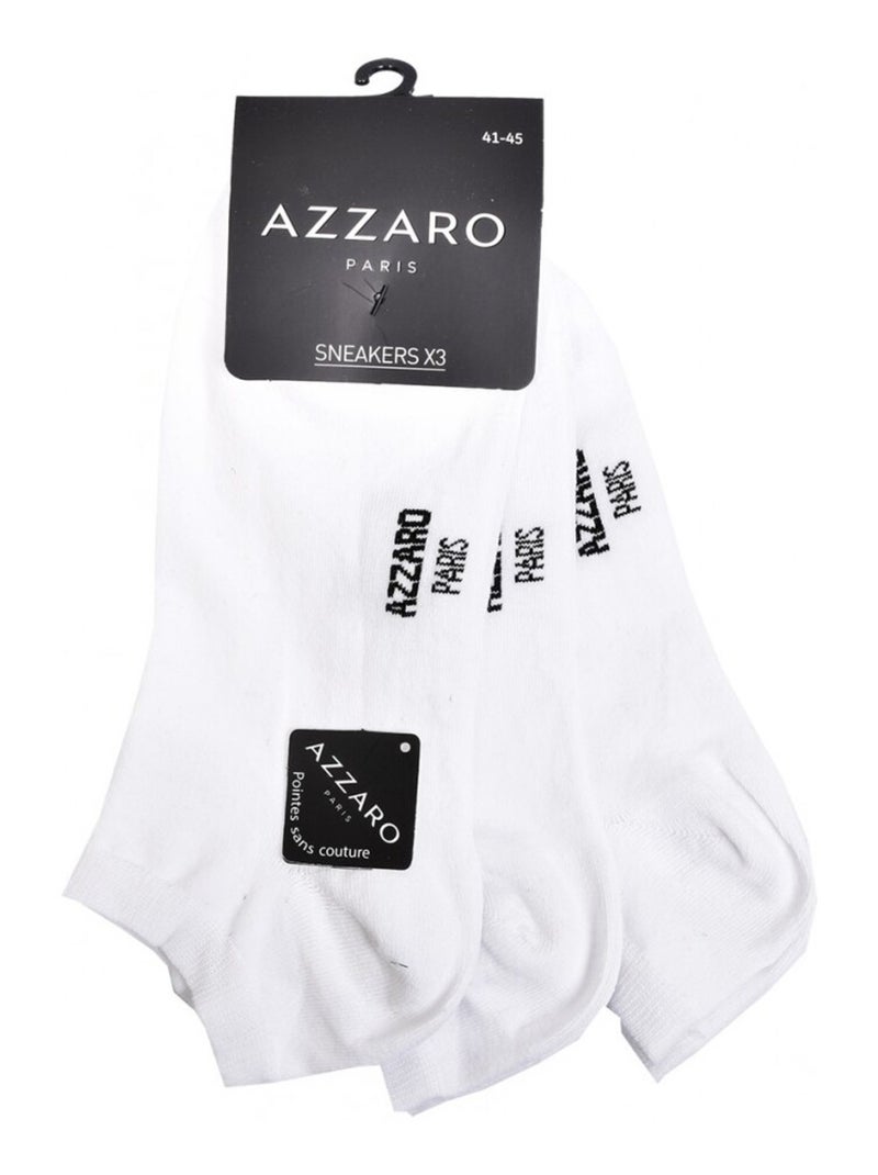 Meias Homem AZZARO - Pack de 6 Branco - Kiabi