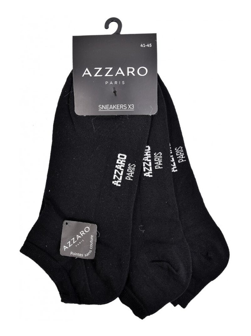 Meias Homem AZZARO - Pack de 6 Preto - Kiabi