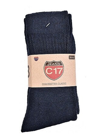Meias homem C17 JEANS - Pack de 6