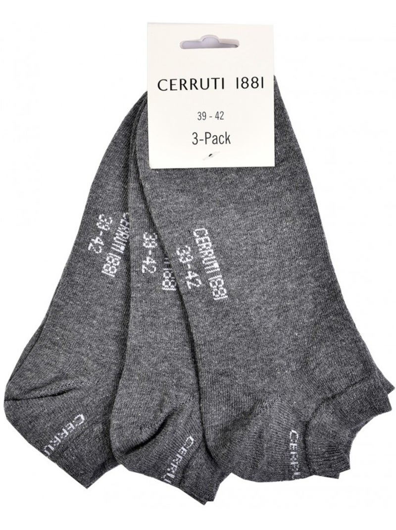 Meias Homem CERRUTI 1881 Conforto e qualidade - Pack de 6 Cinza - Kiabi