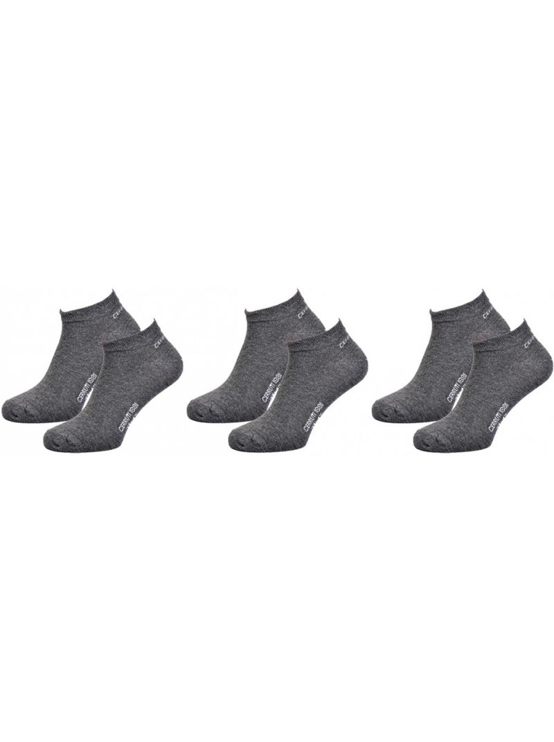 Meias Homem CERRUTI 1881 Conforto e qualidade - Pack de 6 Cinza - Kiabi