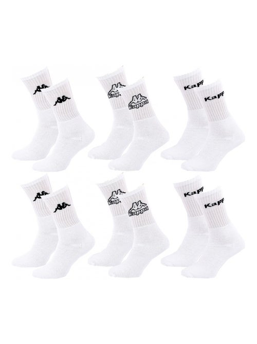 Meias Homem CREW KAPPA - Pack de 6 - Kiabi Meias Homem CREW KAPPA - Pack de 6 - Kiabi