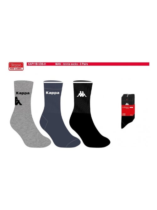Meias Homem CREW KAPPA - Pack de 6 - Kiabi Meias Homem CREW KAPPA - Pack de 6 - Kiabi