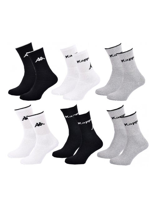 Meias Homem CREW KAPPA - Pack de 6 - Kiabi Meias Homem CREW KAPPA - Pack de 6 - Kiabi