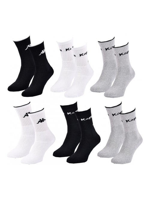 Meias Homem CREW KAPPA - Pack de 6 - Kiabi Meias Homem CREW KAPPA - Pack de 6 - Kiabi