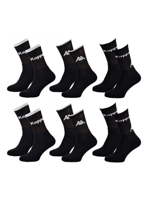 Meias Homem CREW KAPPA - Pack de 6 - Kiabi Meias Homem CREW KAPPA - Pack de 6 - Kiabi