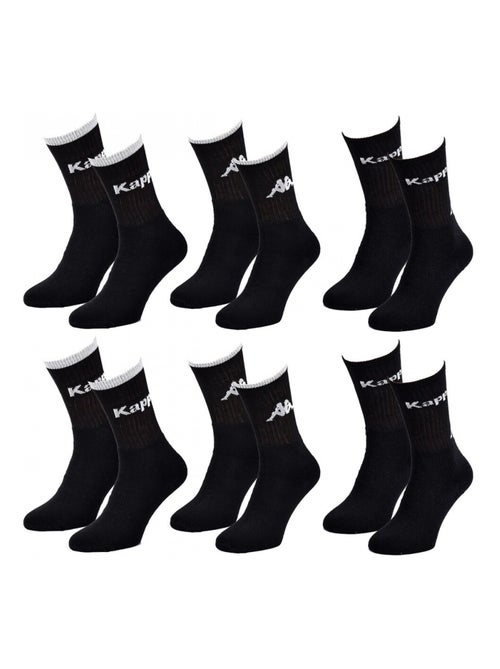 Meias Homem CREW KAPPA - Pack de 6 - Kiabi Meias Homem CREW KAPPA - Pack de 6 - Kiabi