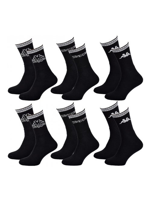 Meias Homem CREW KAPPA - Pack de 6 - Kiabi Meias Homem CREW KAPPA - Pack de 6 - Kiabi