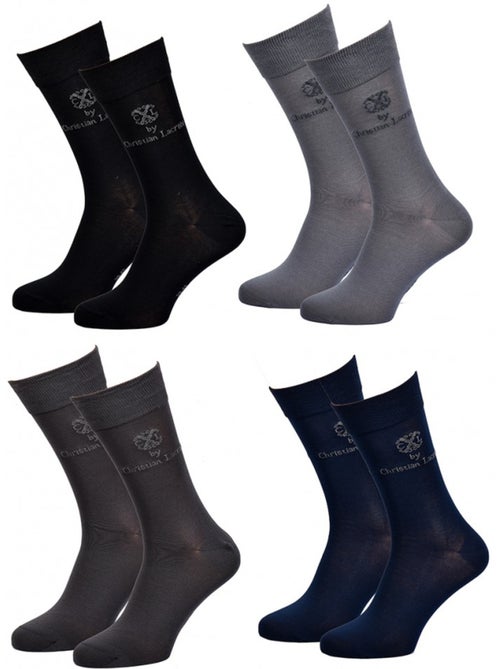 Meias homem CXL By LACROIX - Pack de 4 - Kiabi Meias homem CXL By LACROIX - Pack de 4 - Kiabi