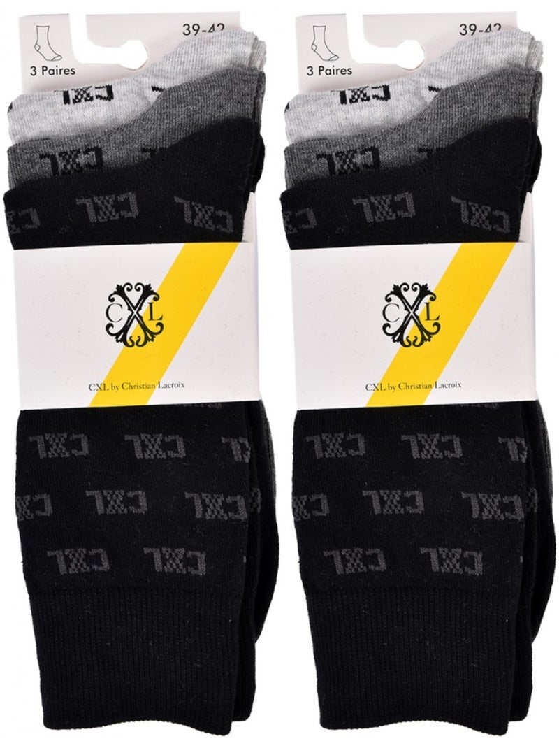 Meias Homem CXL By LACROIX - Pack de 6 Multicolorido - Kiabi