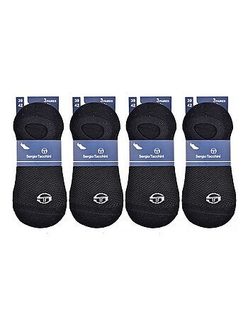 Meias homem footies sergio tacchini - pack de 12