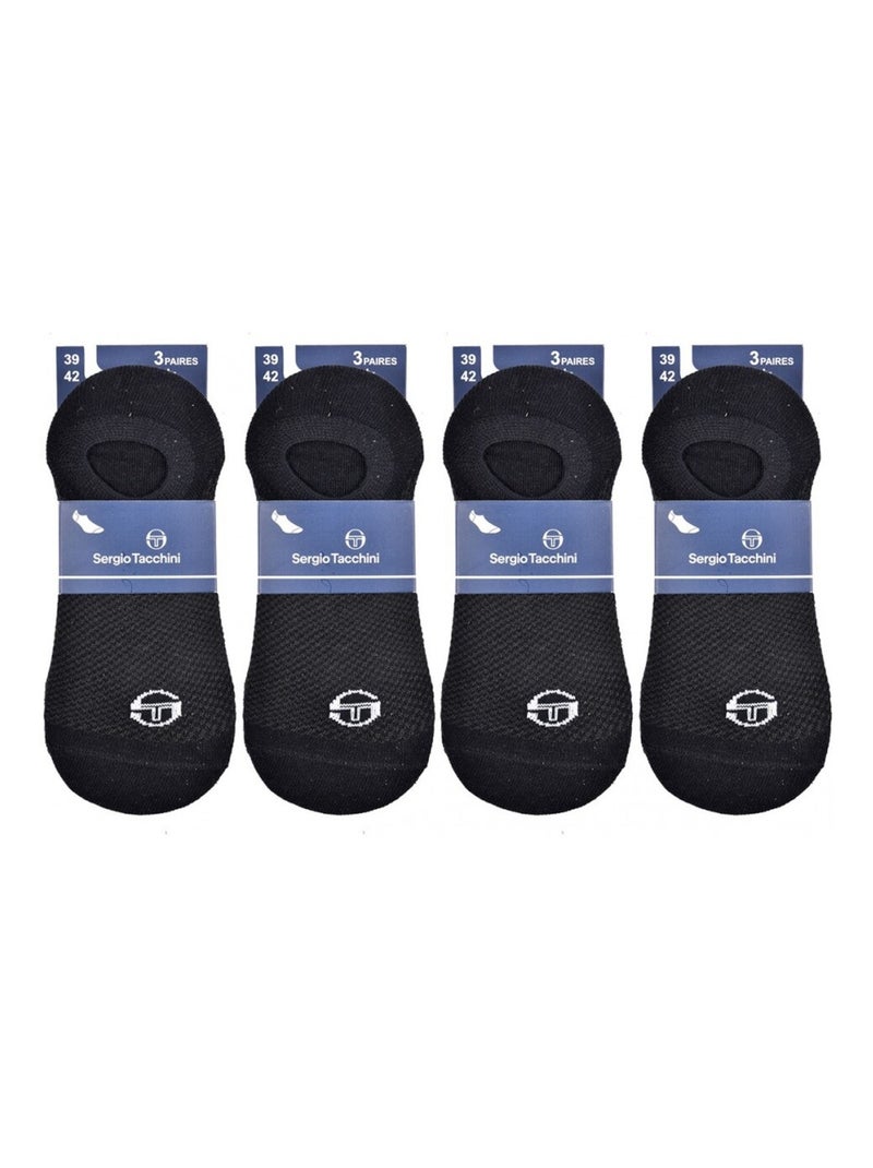 Meias homem footies sergio tacchini - pack de 12 Multicolorido - Kiabi