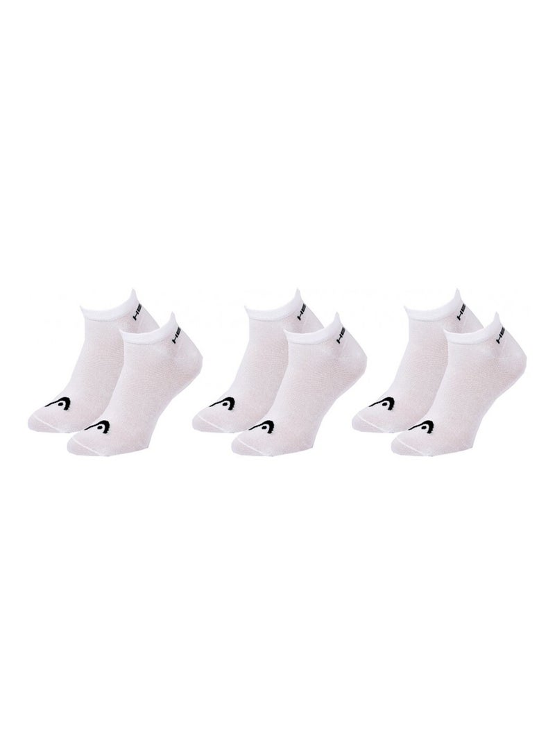 Meias Homem HEAD SPORT E PERFORMANCE - Pack de 12 Branco Preto - Kiabi