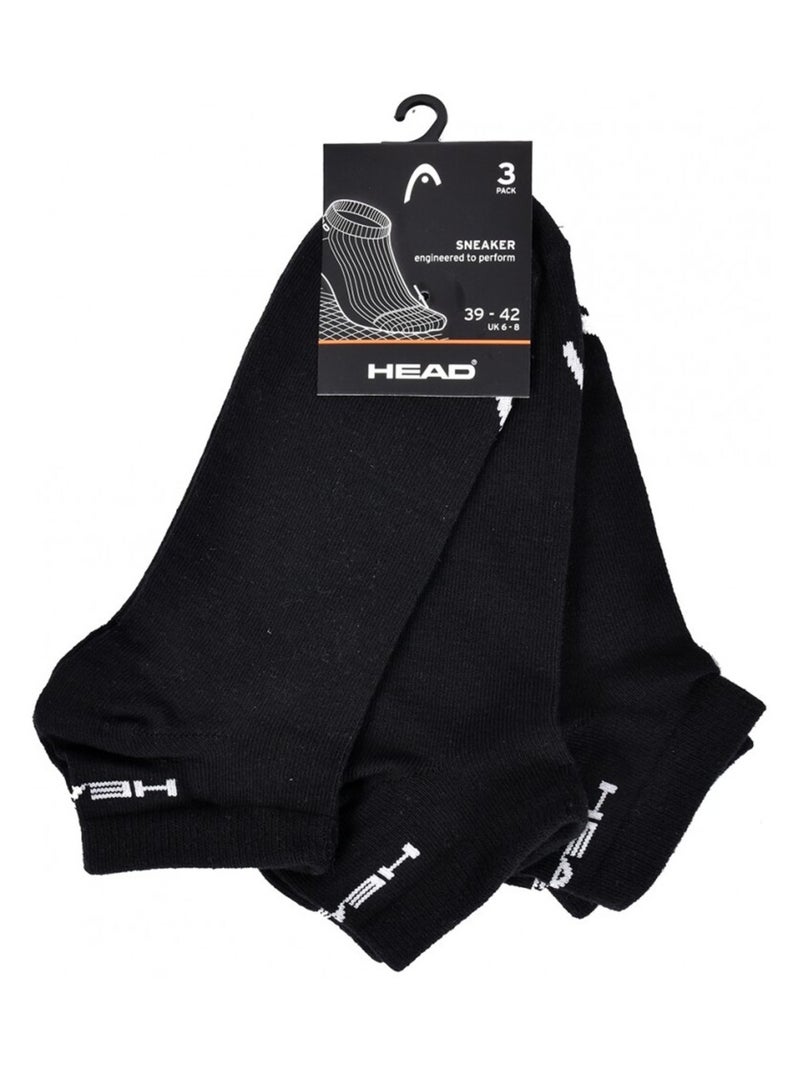 Meias Homem HEAD SPORT E PERFORMANCE - Pack de 12 Branco Preto - Kiabi