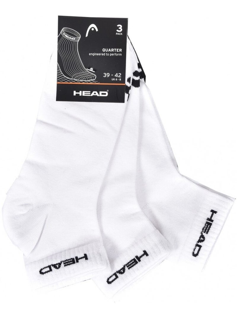 Meias Homem HEAD SPORT E PERFORMANCE - Pack de 12 Preto Branco - Kiabi