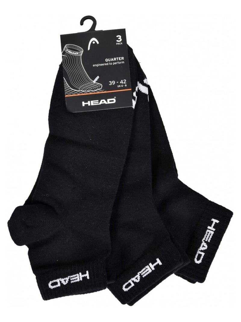Meias Homem HEAD SPORT E PERFORMANCE - Pack de 12 Preto Branco - Kiabi