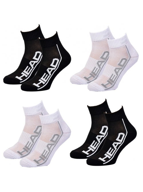 Meias Homem HEAD SPORT E PERFORMANCE - Pack de 4 - Kiabi Meias Homem HEAD SPORT E PERFORMANCE - Pack de 4 - Kiabi