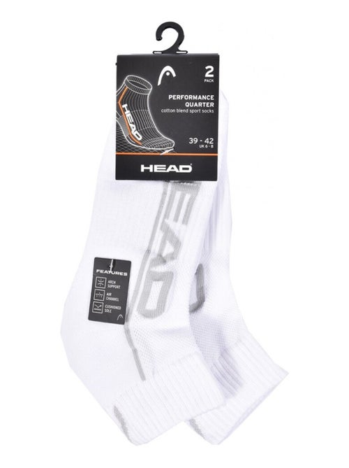 Meias Homem HEAD SPORT E PERFORMANCE - Pack de 4 - Kiabi Meias Homem HEAD SPORT E PERFORMANCE - Pack de 4 - Kiabi