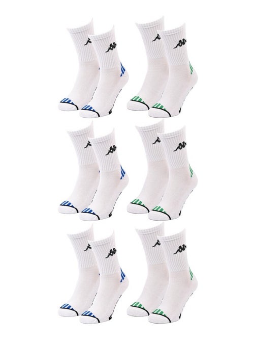 Meias Homem KAPPA CREW SPORT - Pack de 6 - Kiabi Meias Homem KAPPA CREW SPORT - Pack de 6 - Kiabi