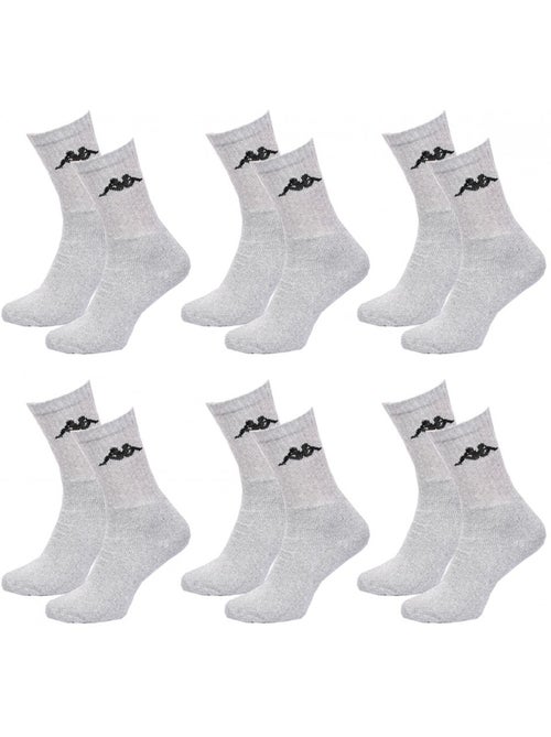 Meias Homem KAPPA Modelo Tennis - Pack de 6 - Kiabi Meias Homem KAPPA Modelo Tennis - Pack de 6 - Kiabi