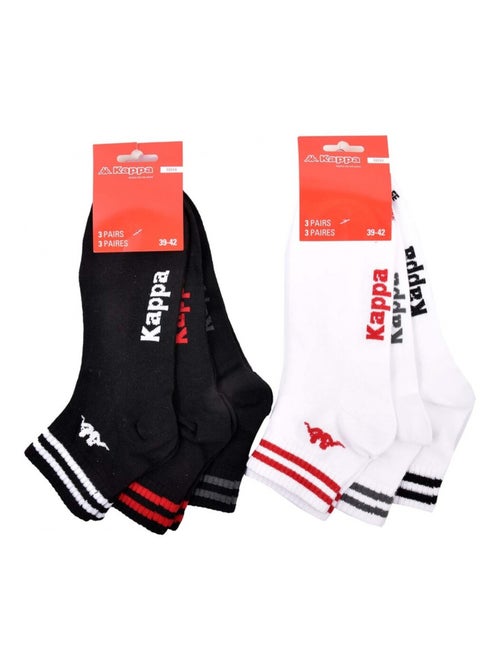 Meias Homem KAPPA QUARTER Pack de 6 - Kiabi Meias Homem KAPPA QUARTER Pack de 6 - Kiabi