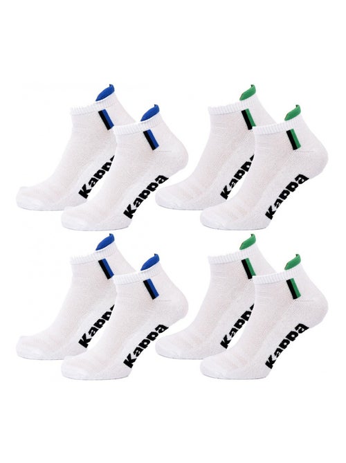 Meias Homem KAPPA SNEAKER SPORT - Pack de 4 - Kiabi Meias Homem KAPPA SNEAKER SPORT - Pack de 4 - Kiabi
