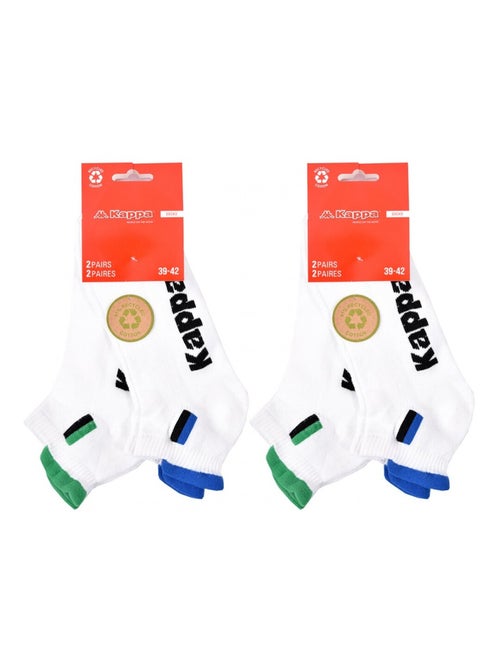 Meias Homem KAPPA SNEAKER SPORT - Pack de 4 - Kiabi Meias Homem KAPPA SNEAKER SPORT - Pack de 4 - Kiabi