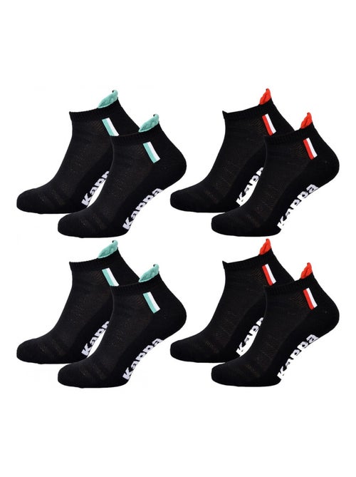 Meias Homem KAPPA SNEAKER SPORT - Pack de 4 - Kiabi Meias Homem KAPPA SNEAKER SPORT - Pack de 4 - Kiabi