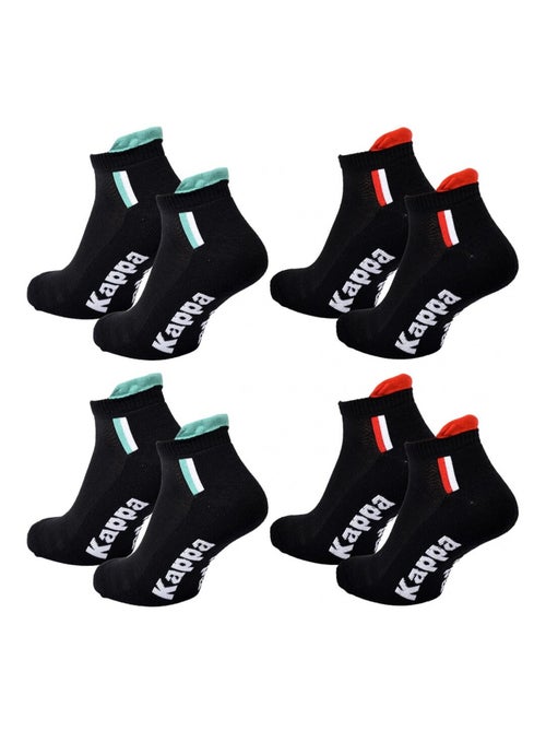 Meias Homem KAPPA SNEAKER SPORT - Pack de 4 - Kiabi Meias Homem KAPPA SNEAKER SPORT - Pack de 4 - Kiabi