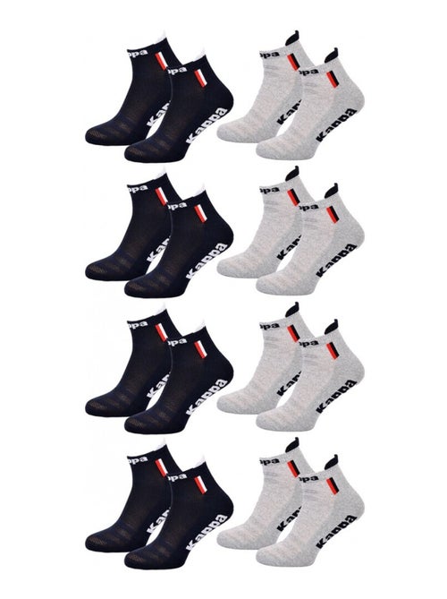 Meias Homem KAPPA SNEAKER SPORT - Pack de 8 - Kiabi Meias Homem KAPPA SNEAKER SPORT - Pack de 8 - Kiabi